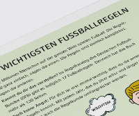 Mein Fußball-Buch | Blauer (Roter/Gelber/Grüner) Umschlag  