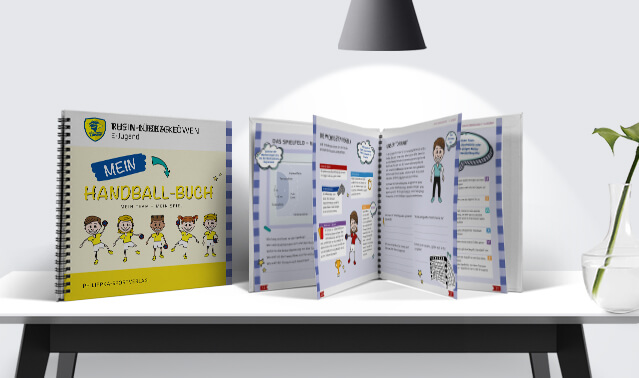 Mein Handball-Buch | Gelber (Roter/Blauer/Grüner) Umschlag 