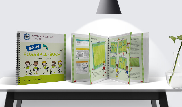 Mein Fußball-Buch | Grüner (Roter/Gelber/Blauer) Umschlag 