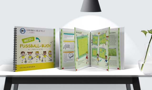 Mein Fußball-Buch | Gelber (Roter/Blauer/Grüner) Umschlag 