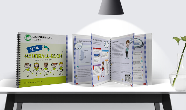 Mein Handball-Buch | Grüner (Roter/Gelber/Blauer) Umschlag 