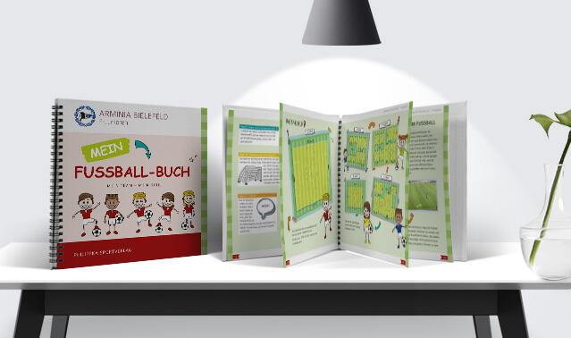 Mein Fußball-Buch | Roter (Blauer/Gelber/Grüner) Umschlag 